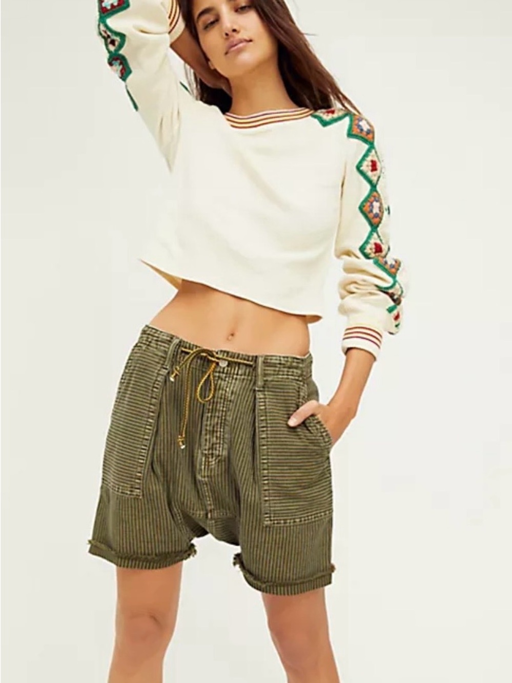 Free People Gift of Crochet Top